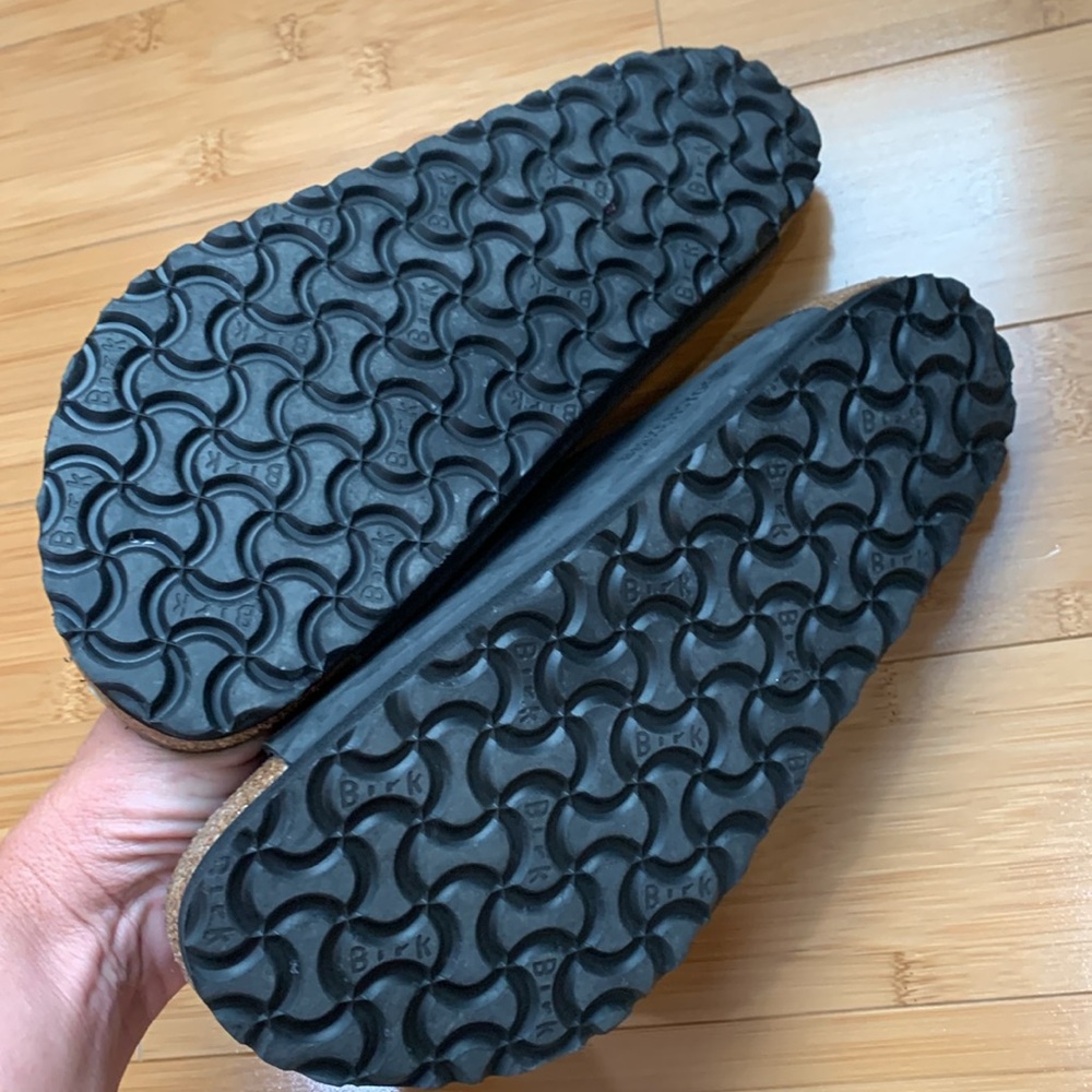 Birkenstock. Arizona Big Buckle - Oiled Leather. Black. Sz 40. EUC. - Picture 4 of 4